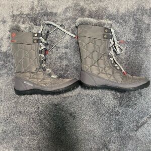 Tall hiking boots